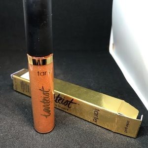 Tarte shimmer lip paint in shade “Strike Gold”